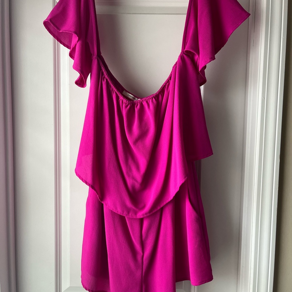 Caramela Fuschia Romper